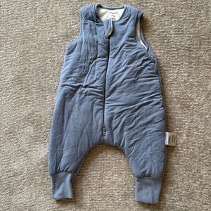 BubblePanda Blue Sleep Sack 2.5 Tog Bamboo Sleep Bag Size Small